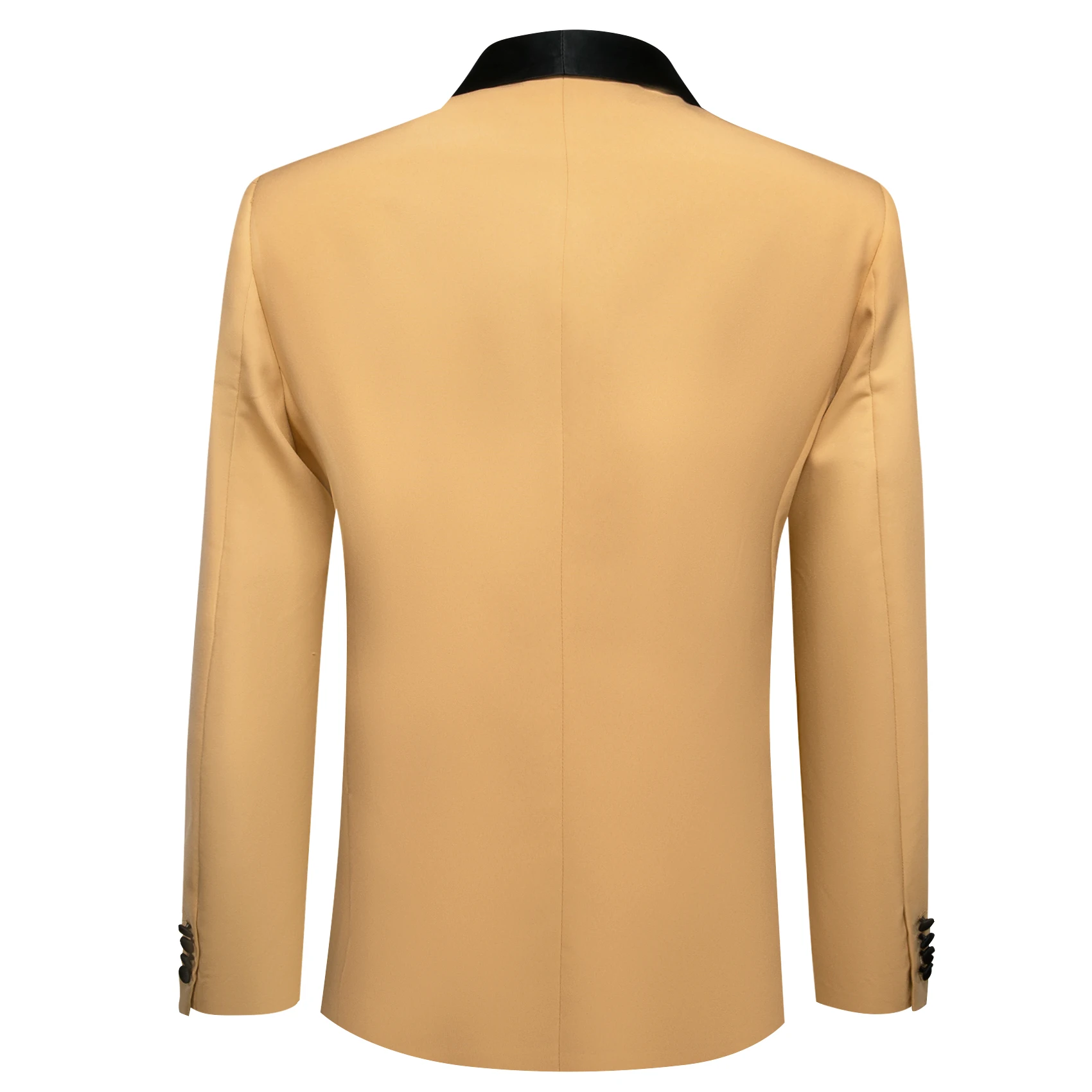 Blazer de Boutique para hombre, trajes masculinos de seda sólida, color dorado, Beige, rosa, negro, verde y naranja, vestido de negocios, esmoquin