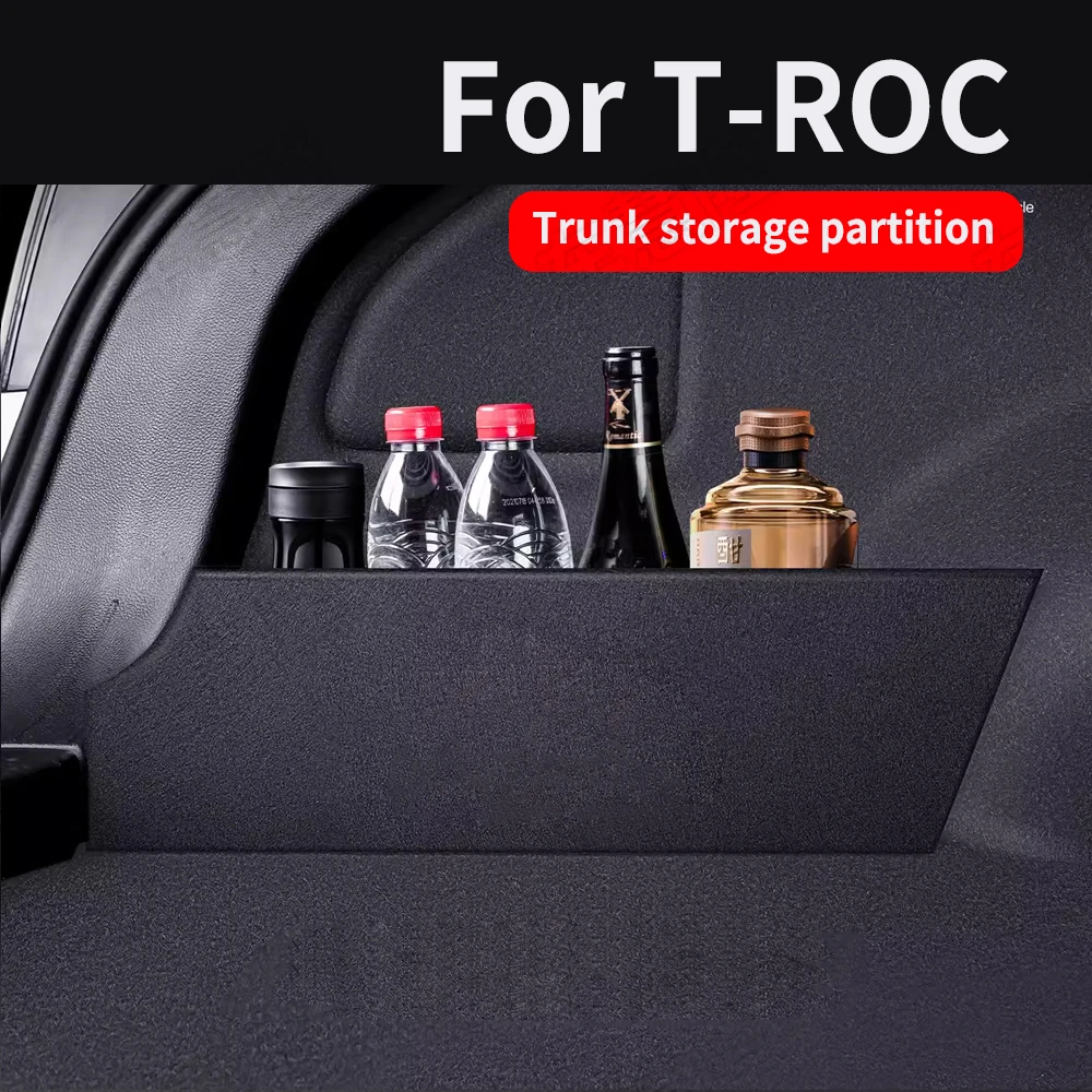 

Suitable For Volkswagen T-ROC 2018-2023 Leling Trunk Partition Interior Decoration Car Supplies Storage and Storage Box