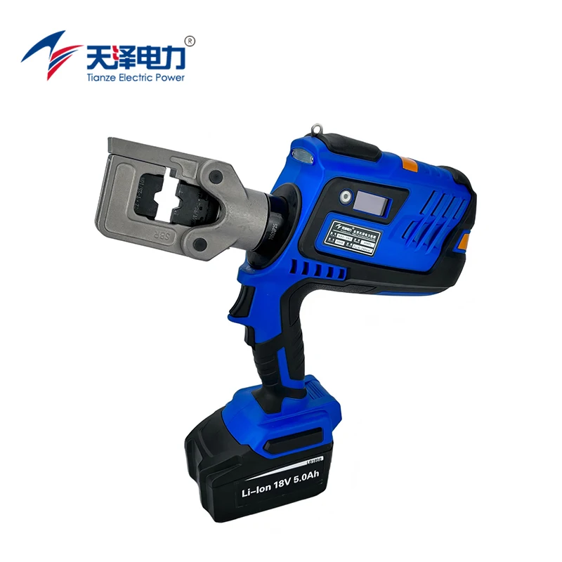 

NBC-705 Professional Battery Hydraulic Crimping Tool 10-240mm² Electric Crimping Pliers With OLED Display And Bluetooth