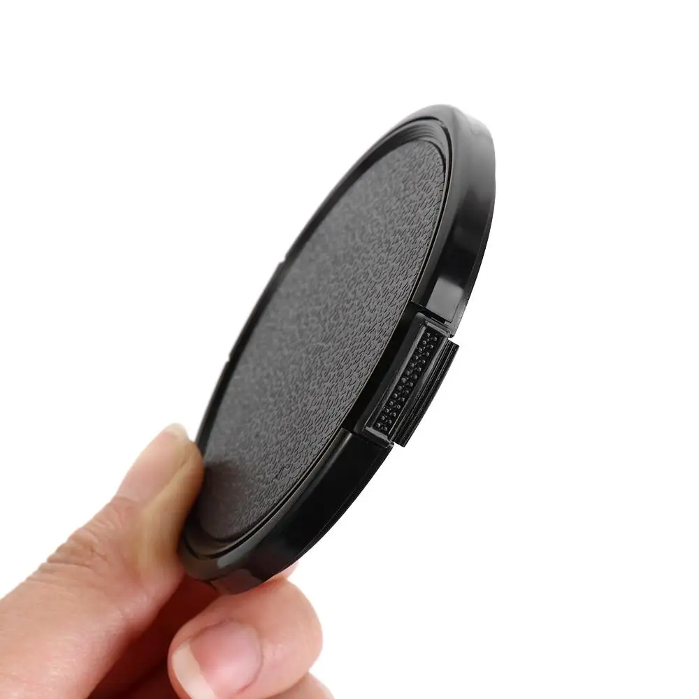 

Lens Hood Front Cap Camera Lens Cap Side Pinch Dustproof Cover Lens Cover Hemp Face Lens Cap 37mm 40.5mm 49mm