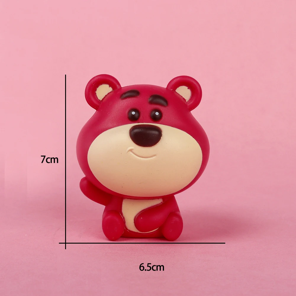 Kawaii Sanrio Anime Figure Cinnamoroll Kuromi Doll Strawberry Bear Action Figures DIY Cake Decorate Toys Gifts For Children image 5