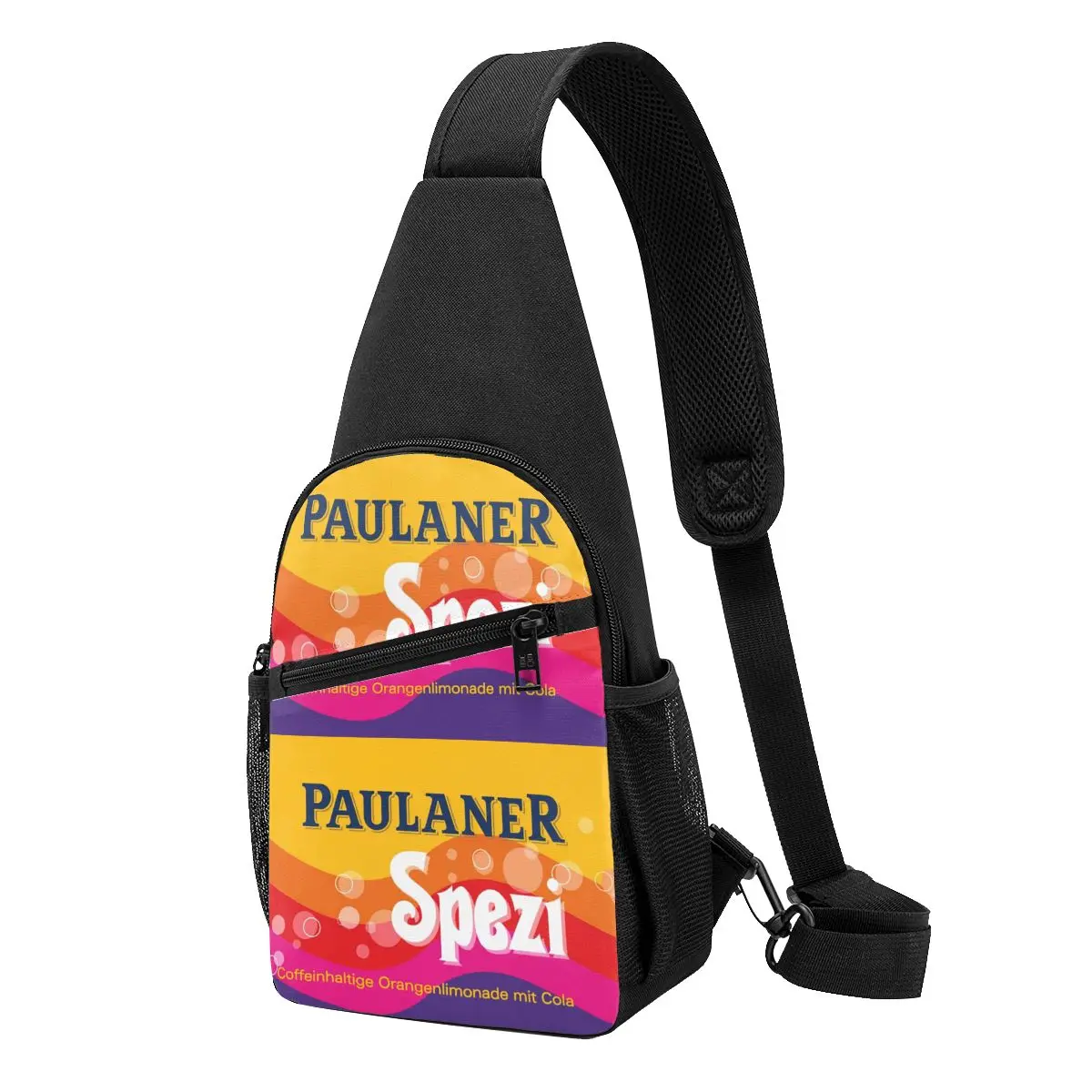 Paulaner Spezi Munich Chest Bag Men Sling Crossbody Backpack Chest Bag Travel Hiking Daypack Shoulder Bag