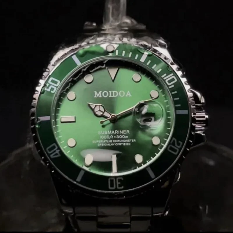 Groen Water Ghost Bilaterale Vlinder Gesp Holle Tourbillon Horloge