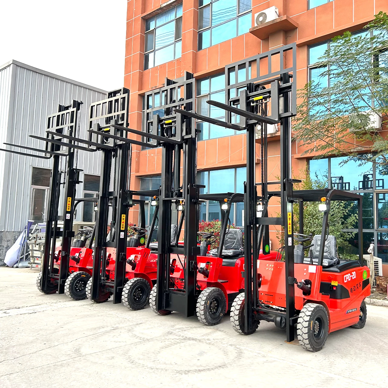 China Factory Price Electric Forklift 3 Ton 2 Ton 1.5ton Electric Forklift with Lithium Battery with Attachment for Sale