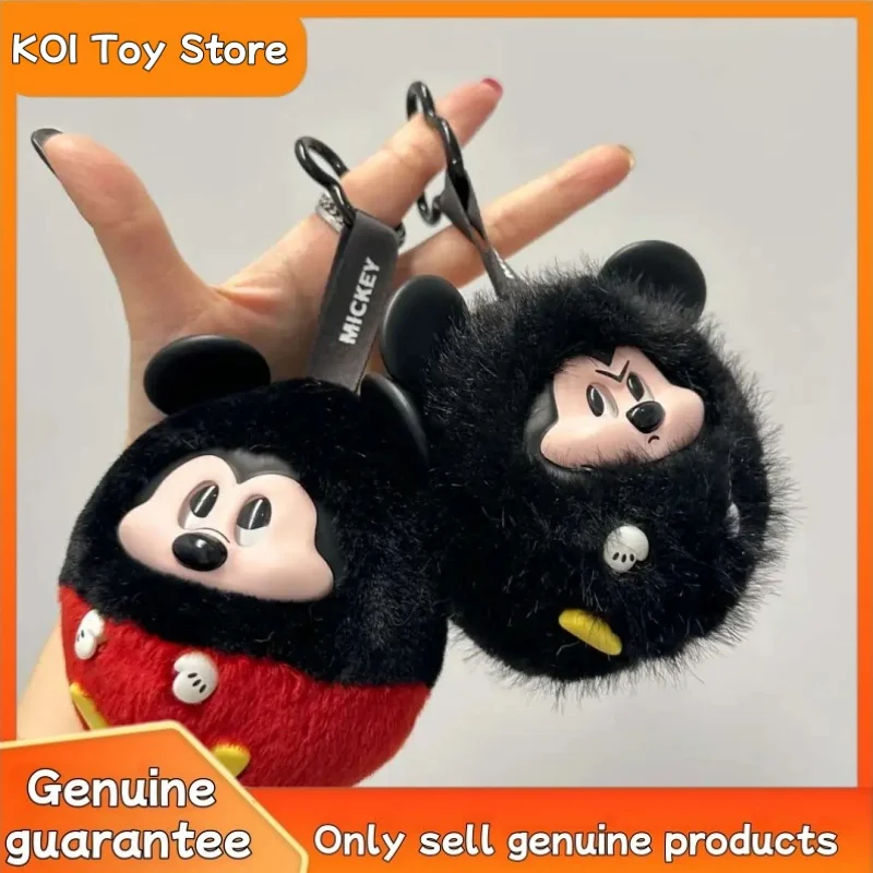 Originale Miniso Mickey Fun Crash Series Ciondolo scatola cieca Cartoon Topolino Bambola in vinile Ciondolo borsa Kawaii Scatola misteriosa Giocattolo Ragazza regalo