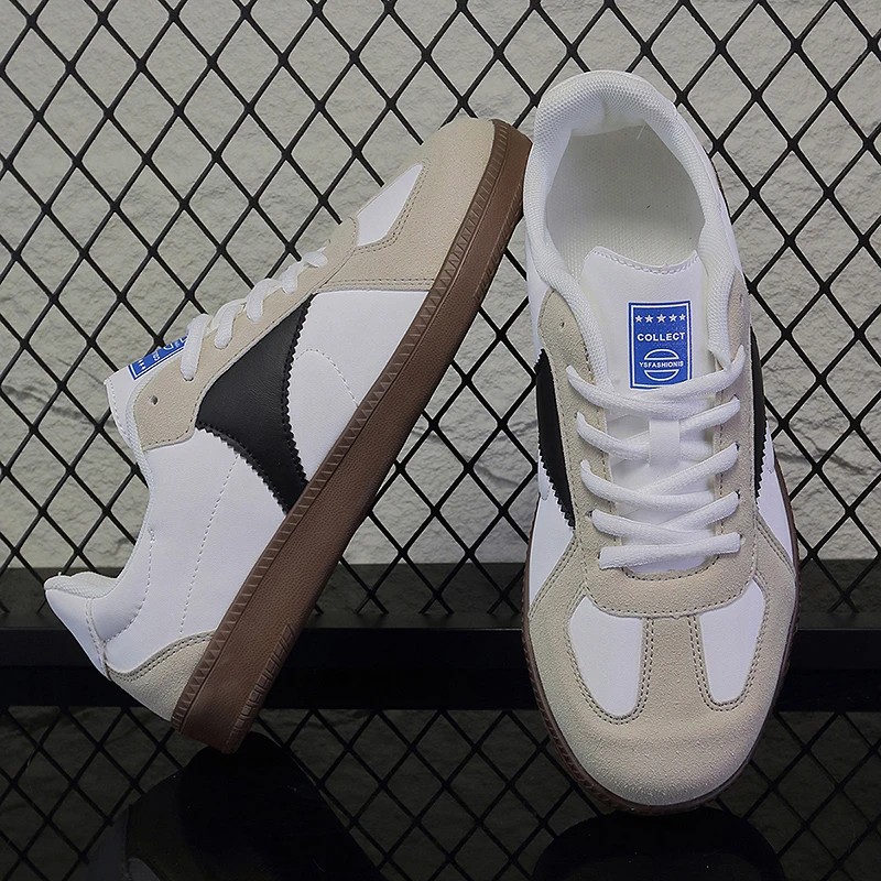 

New men's retro and versatile sneakers comfortable lightweight soft-soled fashionable and casual sports shoes De Xun shoes