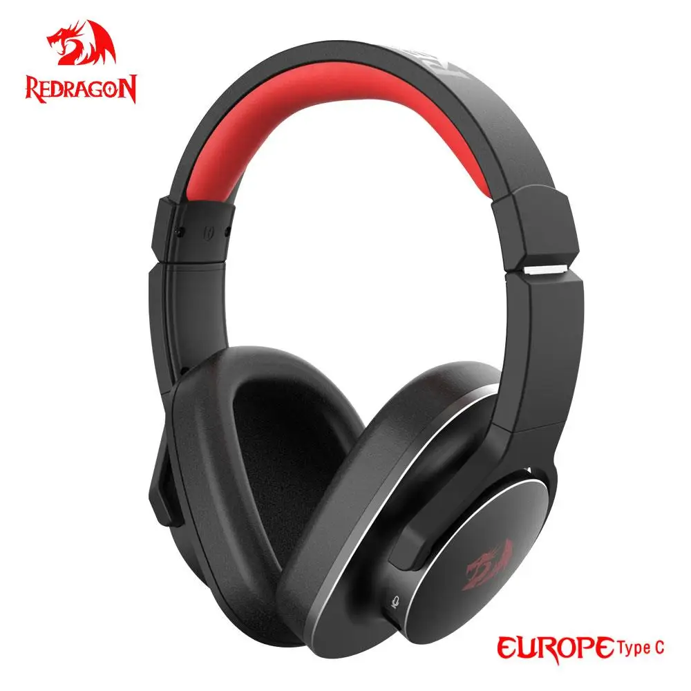 REDRAGON Europe H720 Type C gaming Headphone Microphone 3.5mm Surround sound Computer headset Earphones for PS4 Switch Xbox one