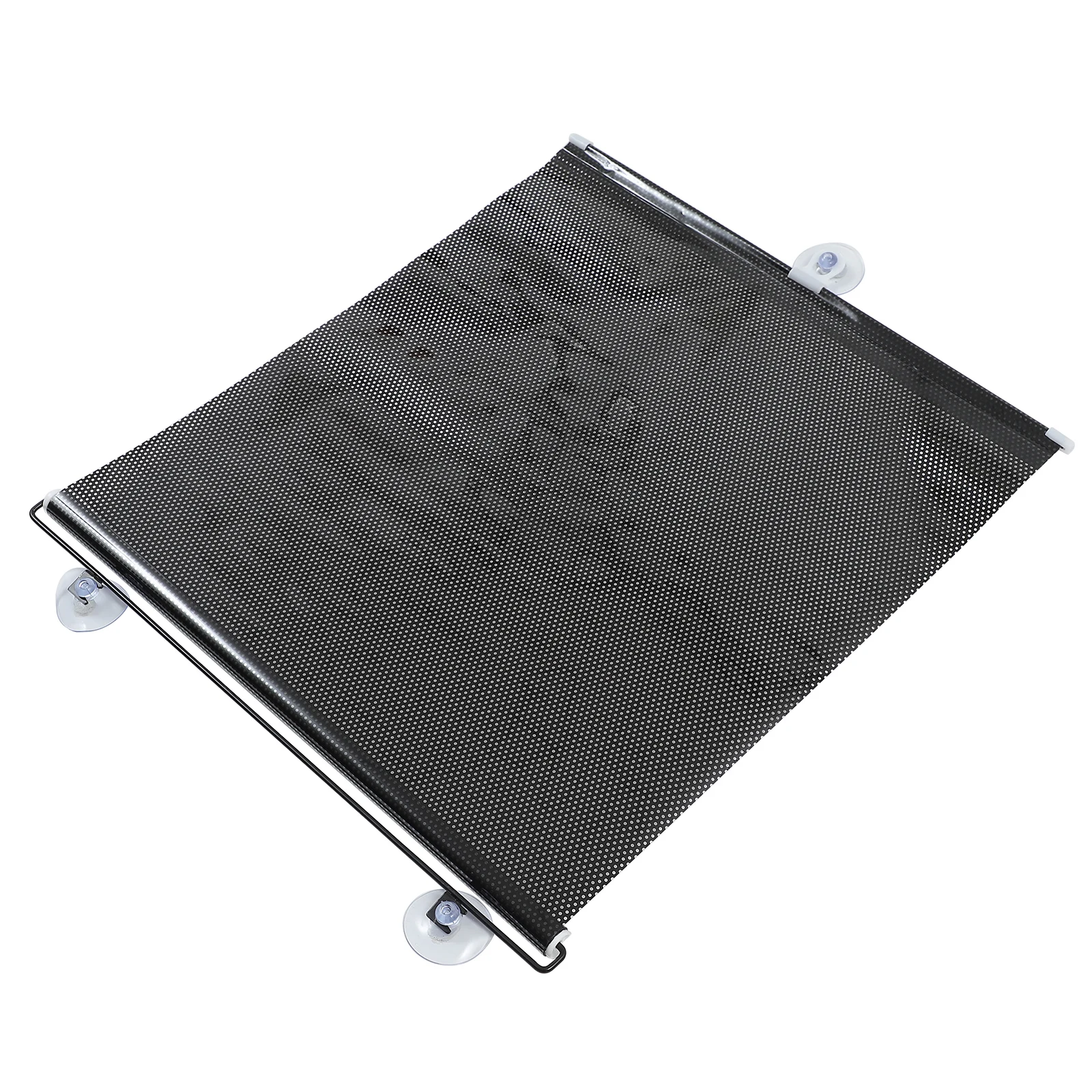 

Suction Cup Sunshade Curtain Black Removable Blinds Door Office Water Proof Punch Free Balcony Sun Protection Blackout Household