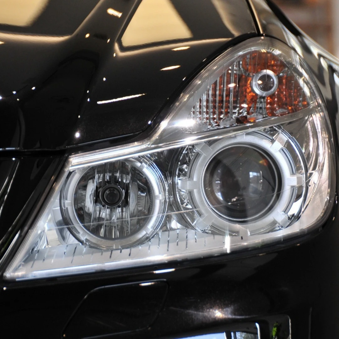 For Mercedes Benz SL Class 2008 to 2012 Accessory Cars Glass Headlight Replace The Original Lampshade