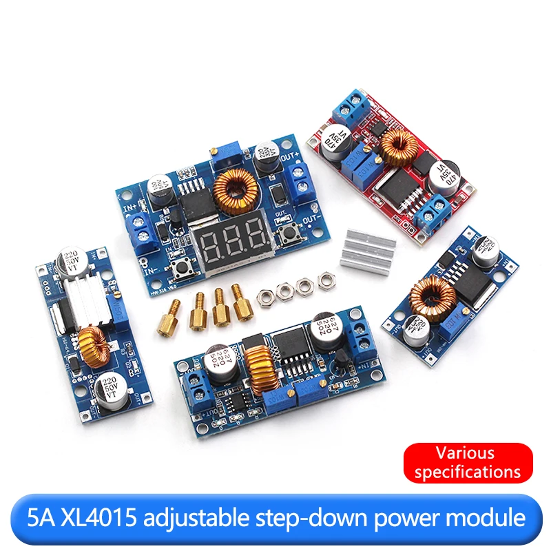 Hochleistungs-LED-Treiber XL4015 75 W, einstellbares Abwärts-Leistungsmodul, 5 A, Konstantstrom, Konstantspannung, Lithium-Batterieladung