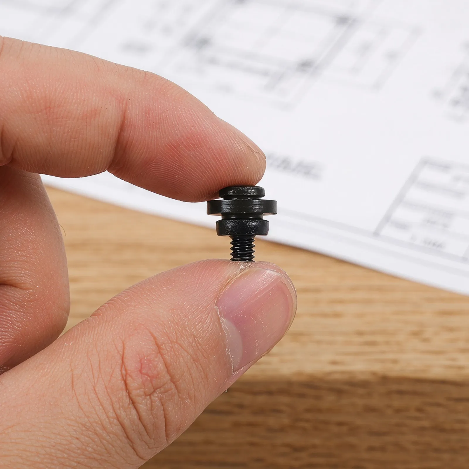 50Pcs Hard Disk Drive Screws Anti Vibration Shock Absorber Mounting Screws for 2.5 Hdd Pc Nas Repair Noise Reduction