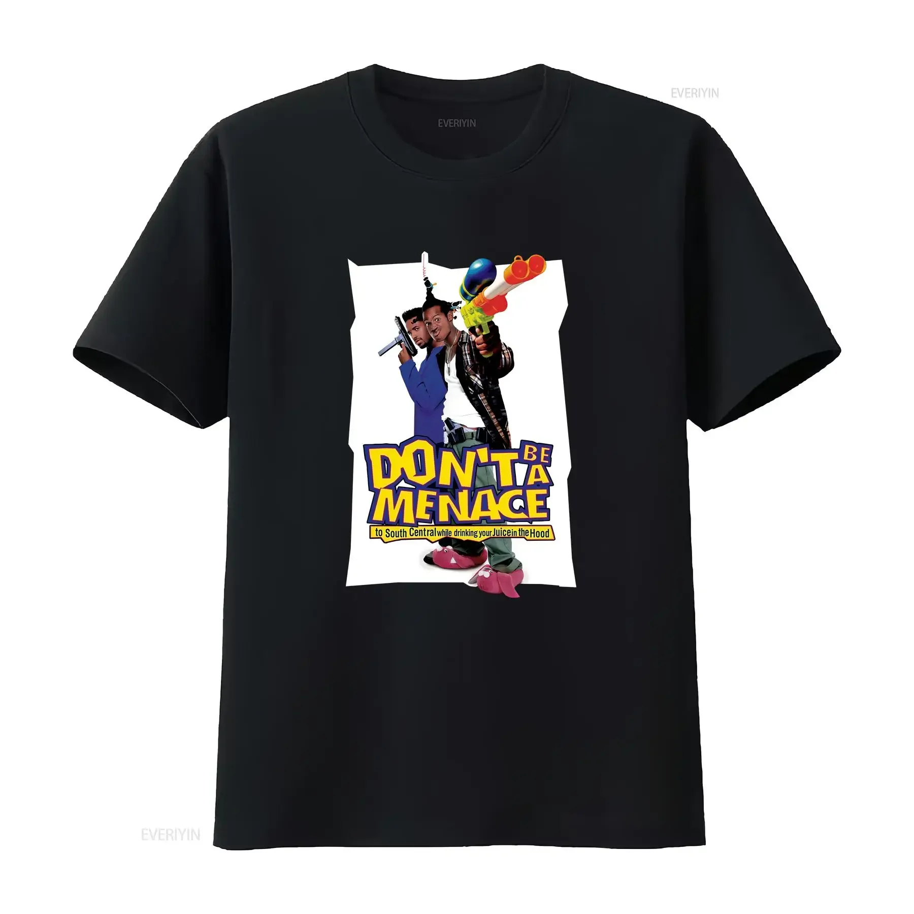 Don't Be A Menace To South Central While Drinking Your Juice In The Hood T Shirt vintage Washed streetwear Versatile graphic