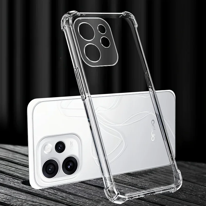 Transparent Phone Case For Oppo Reno15 Pro Soft Silicone Back Cover For Oppo Reno 15 Pro Clear Case Reno15Pro 15Pro