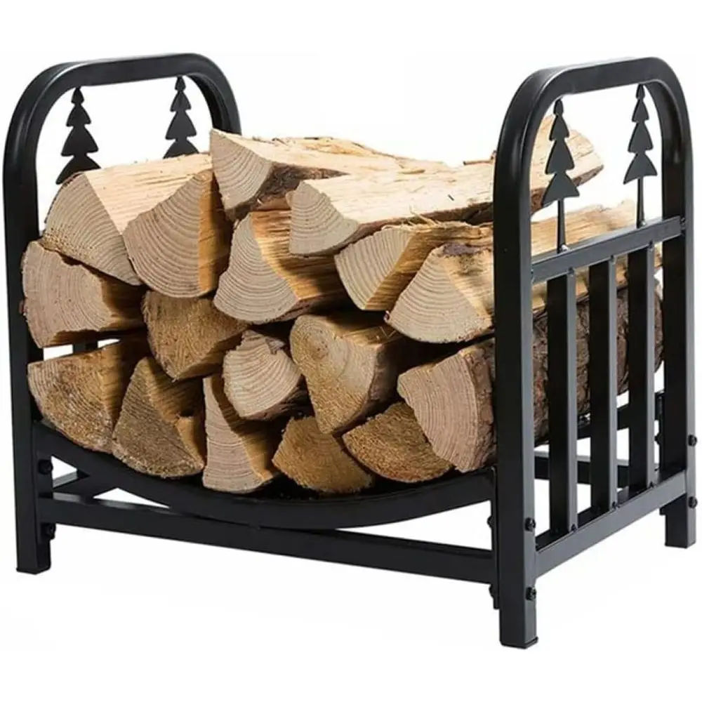 

Durable Outdoor Steel Log Holder for Heavy-Duty Wood Storage