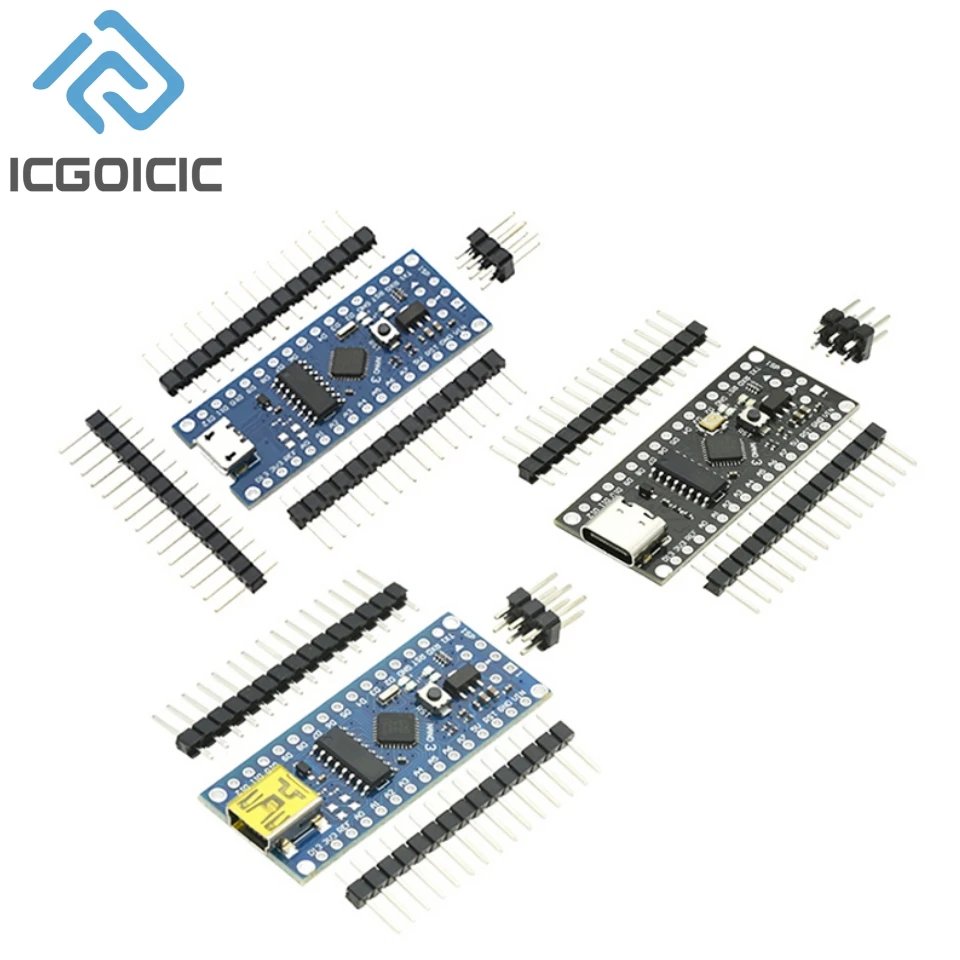 Nano V3 Atmega328P/ATMEGA168 TYPE-C Mini Micro MCU Core Board Welding Development Board Improved Version Module For Arduino