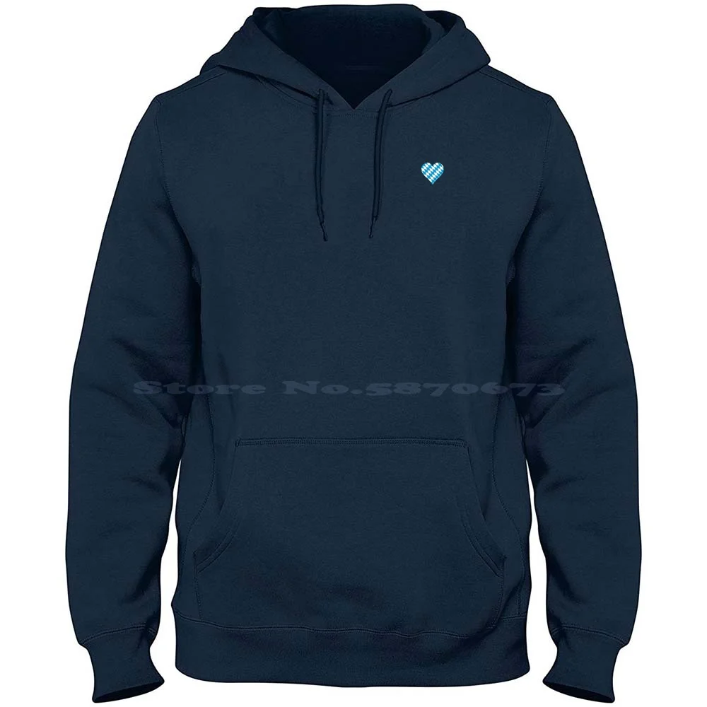

Bavarian Flag Flag Heart 100% Pure Cotton Hoodie Tshirt Bavarian Flag Flag Heart Germany Bavaria Munich Nuremberg Mouth With