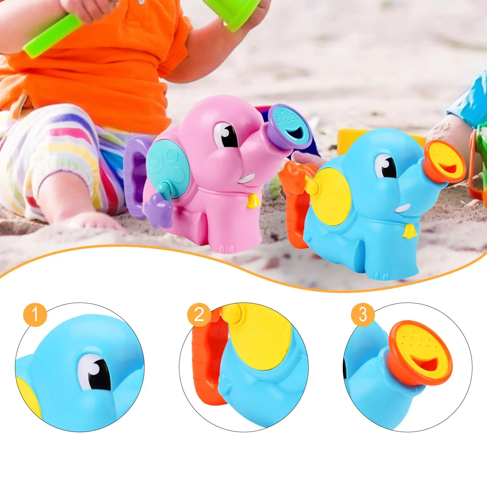 

Bath Toy Bathtub Toy Hand Eyes Coordination Sprinkler Water Educational Bathtime Play Shower Toy Watering Can Watering Pot Fun