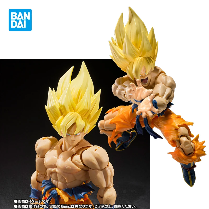 

В наличии Bandai DRAGON BALL Z S.H.Figuarts Son Goku [BEST SELECTION] Аниме фигурка Модель игрушки украшения коллекционные предметы Собрать подарок