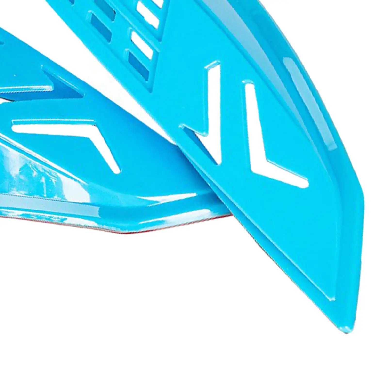 Helmet Horns Plastic Blue Decorative Ear Pieces for Extras for Motorcycle Helmet and Full Neck Protector