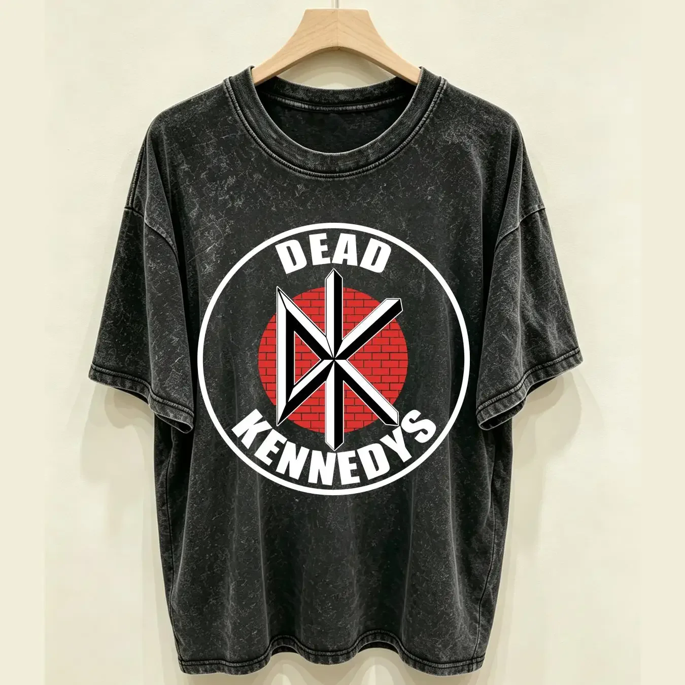 washed T Shirt Dead Kennedys Band Black Men s Sm Alternative Tentacles Jello Biafra vintage Washed Unisex Stretched Breathable