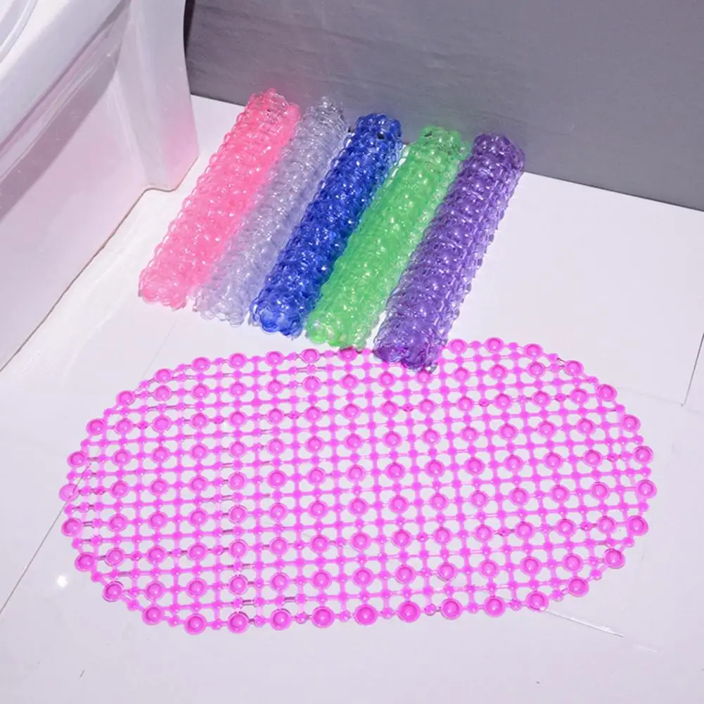 Durable Bath Mat Shockproof PVC Floor Mat Convenient Use Bath Mat for Door Bathtub Mat