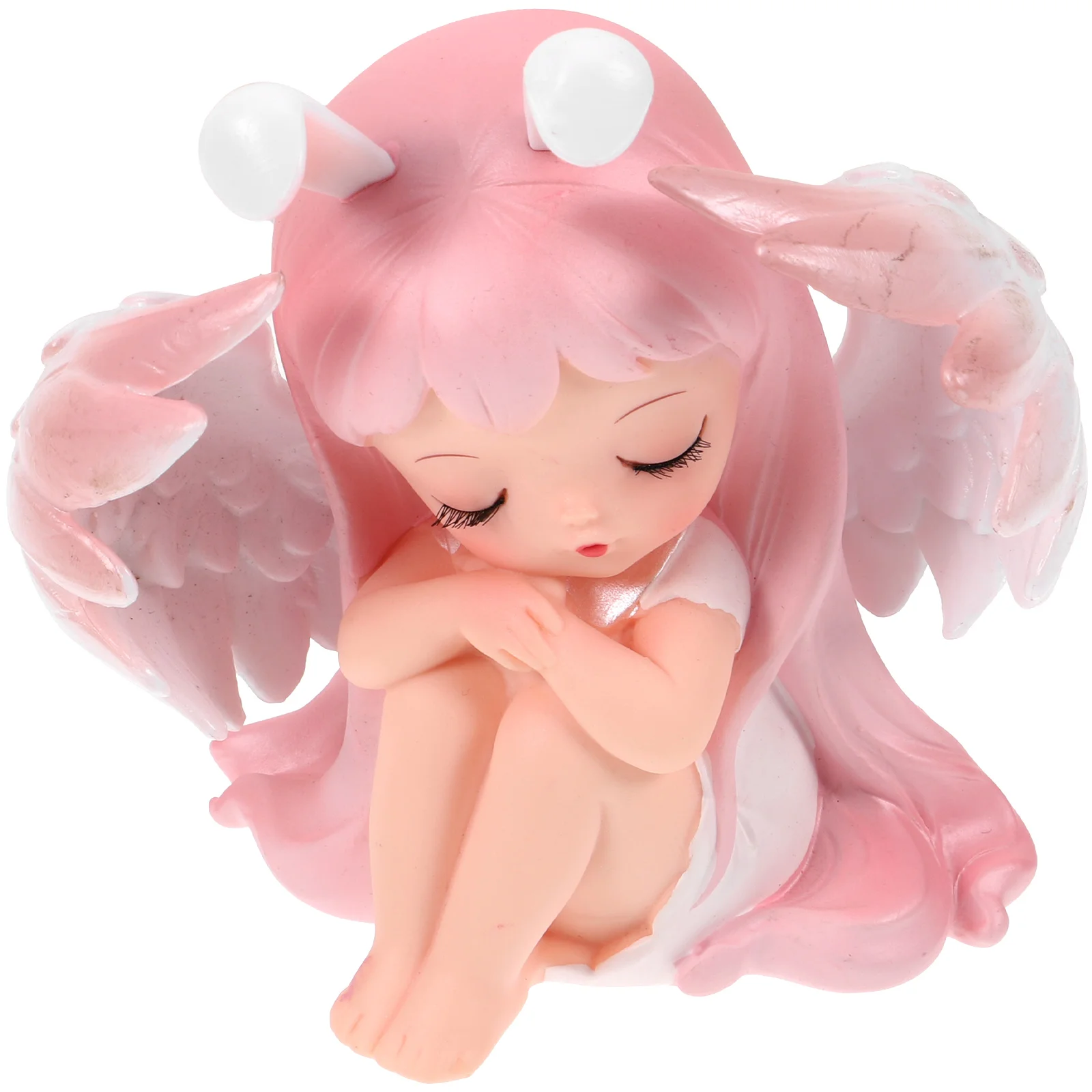 

Angel Figurine Angel Statues For Garden Decorative Statue for Cake Plants Room Birthday Gifts Small Statues Garden Decor