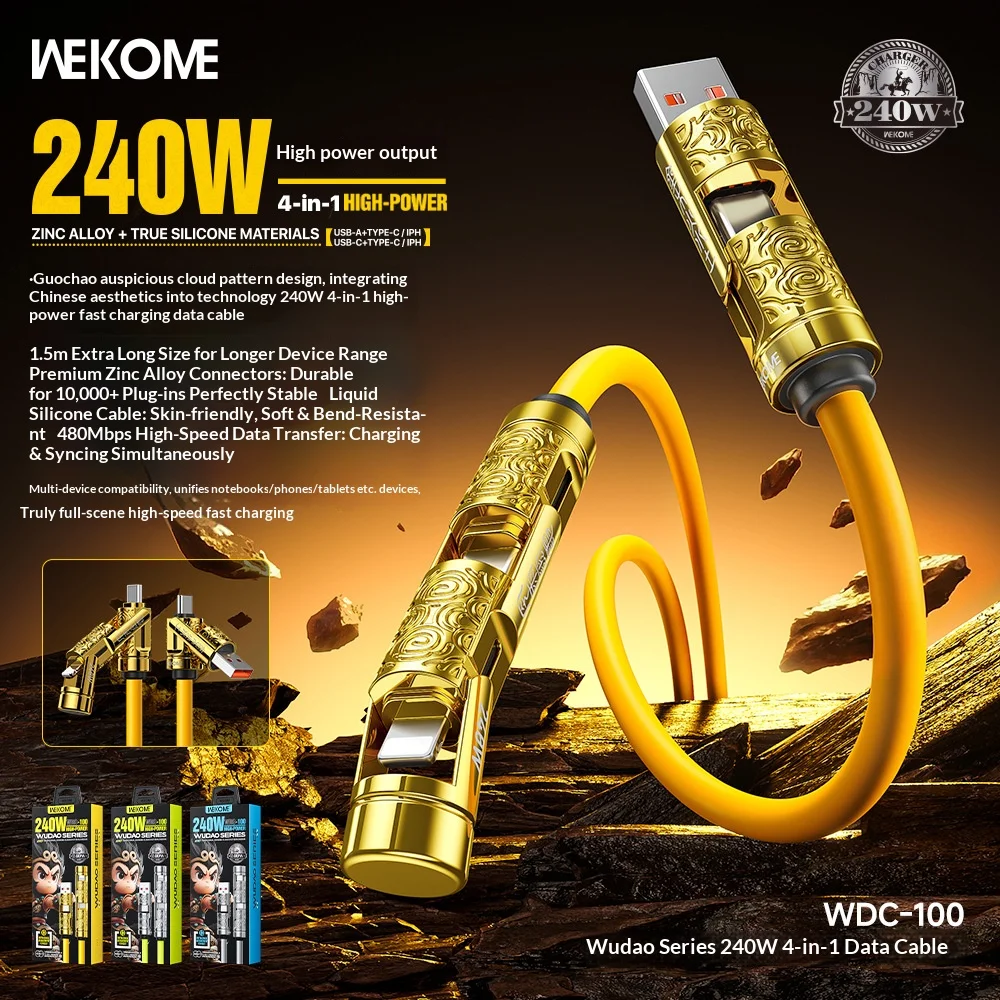 cabo-de-dados-wekome-wdc-100-240w-4-em-1-com-carregamento-rapido-usb-a-usb-c-para-type-c-iphone-15m