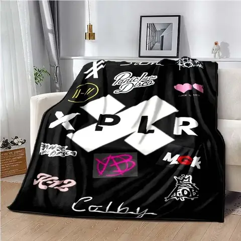 샘과 콜비 XPLR 담요, 경량 따뜻한 단열 소파 침대, 사무실 자동차 무릎 패드 담요, 데크
