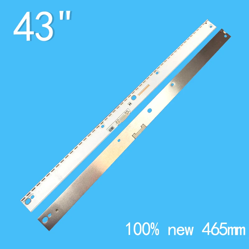 LED 백라이트 스트립, 3V 48 조명, 465mm 2 개, 삼성 UE43KU6509 UE43KU6655 UE43KU659 UE43KU6400 UN43KU7500 43KU6510U BN96-396