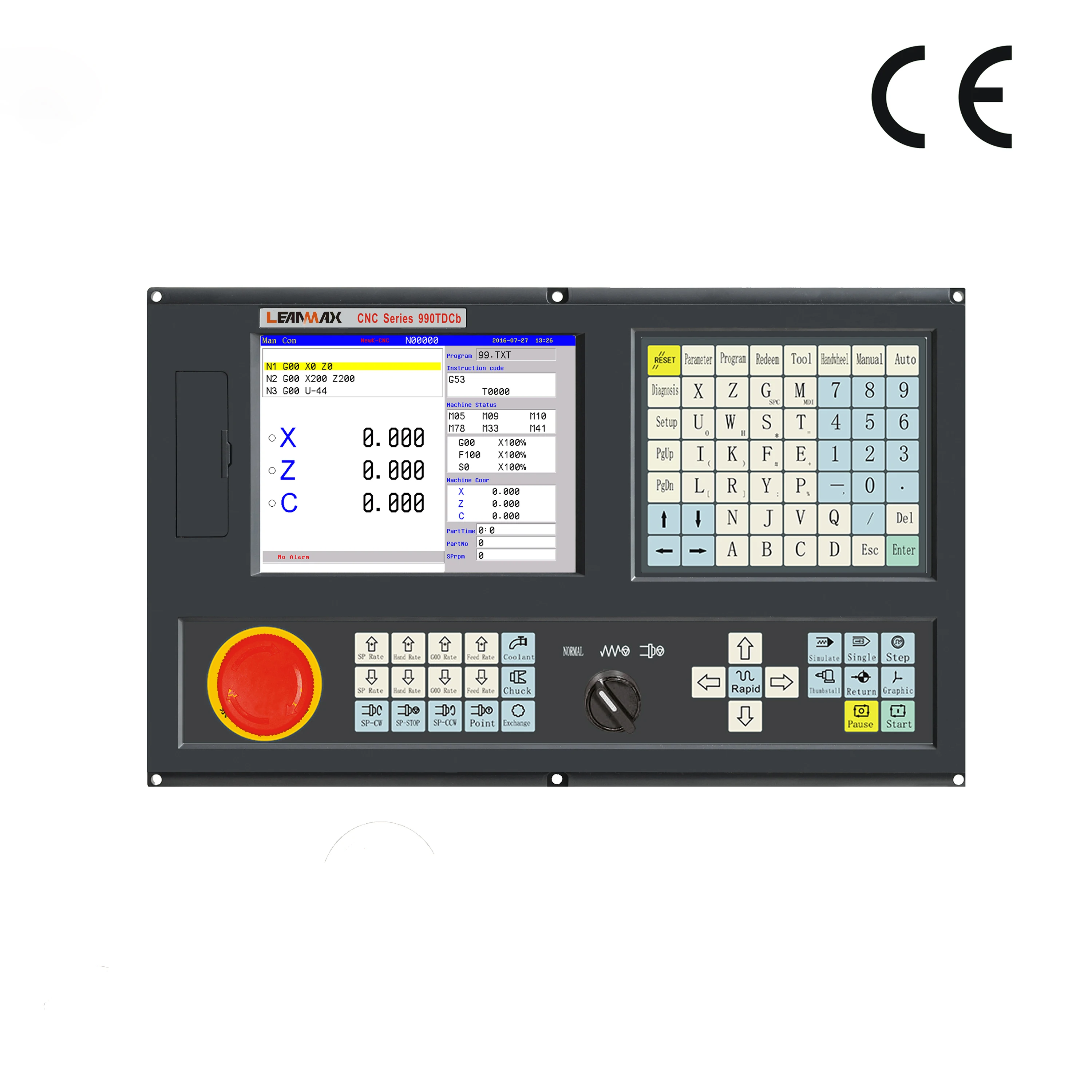 990TDC CNC Lathe Controller for CNC Lathe Machine 2 Axis 3 Axis 4 Axis Motion Control Card with ATC and Macro Function