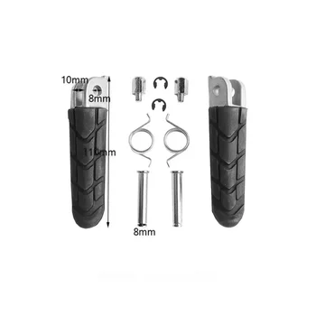 यामाहा MT03 FZ1 FZ6 FZR600 XJ600 YZF 1000 R1 XV1700 MT 03 FZ 1 6 FZR 600 XV 1700 मोटरसाइकिल फ्रंट फुटरेस्ट फुट पेग्स पेडल के लिए 10 best sales यामाहा FZR 1000 - №1