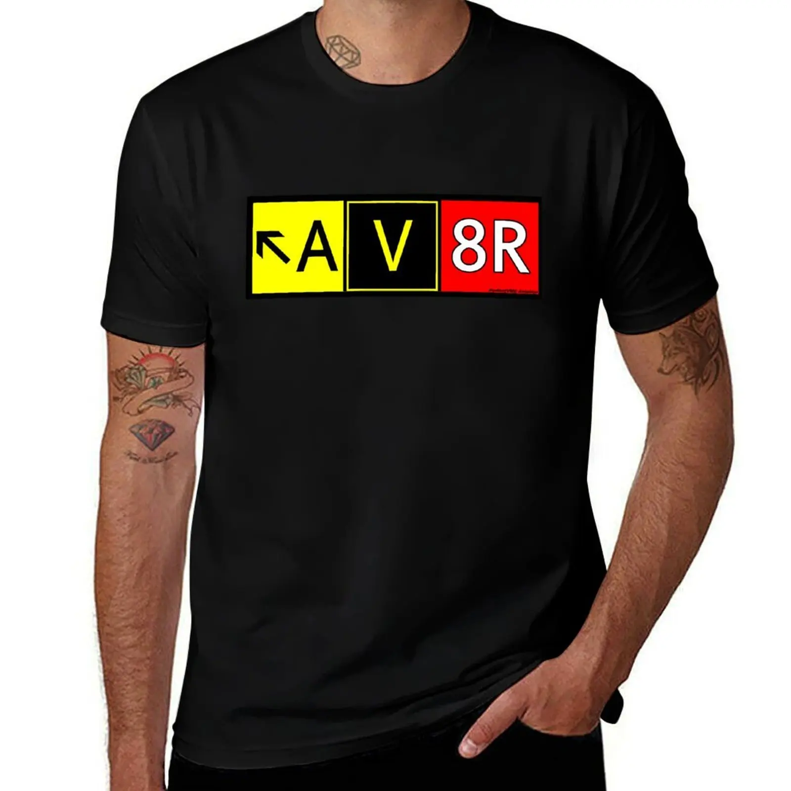 

AV8R T-Shirt man t shirt heavy cotton t shirt men 100% cotton luxury brand t shirts for man cotton soft T-Shirt
