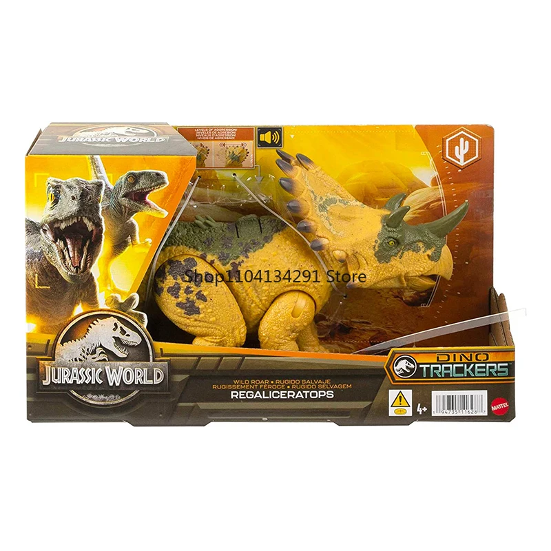 Modello originale di dinosauro Jurassic World Serie di tracker di dinosauri Tyrannosaurus Rex Regalo di compleanno per