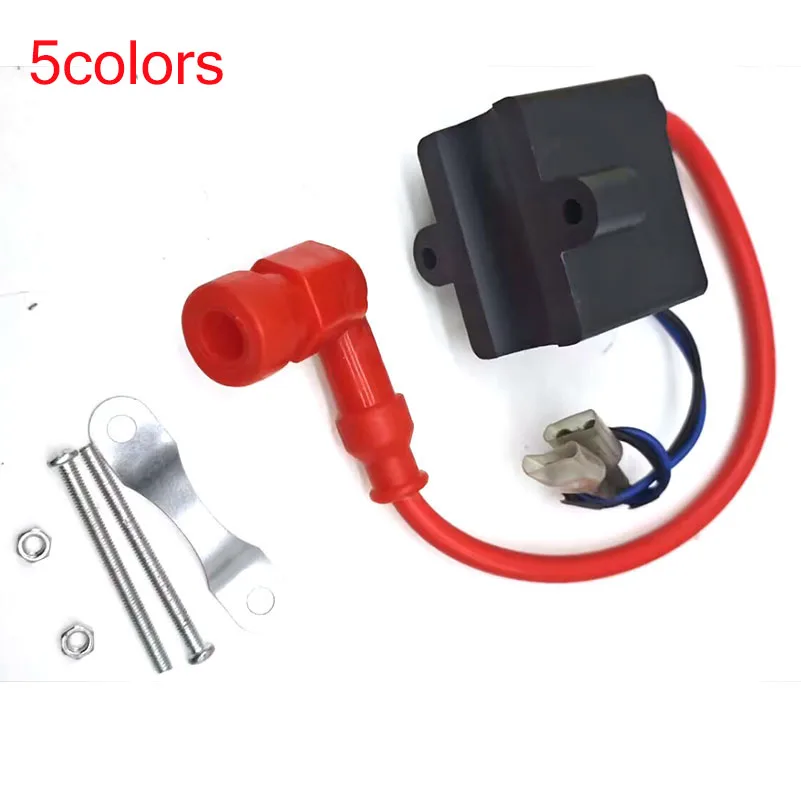 دراجة نارية ثنائية الأشواط بسلكين عالي الجهد حزمة الإشعال CDI ل PK80 LD80 LD90 66cc 80cc 100cc دراجة تعمل بالغاز Repla