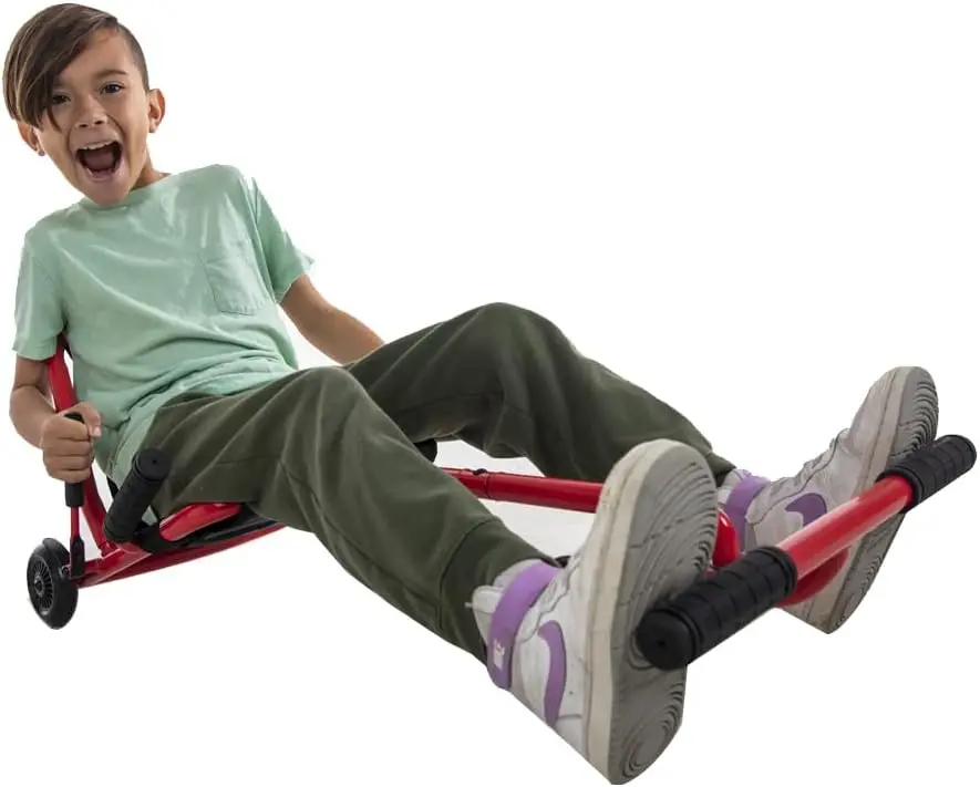 Swing Side-to-Side for Amazing Ride, Powered by Zig-Zag Motion, Rides on Any Hard Surface (Indoors and Outdoors)