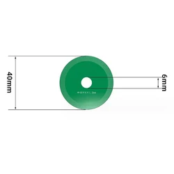 Cutting Disc Cutting Blade For Angle Grinder Wear Resistance 40mm 50mm 60mm 70mm 80mm Green High Manganese Steel