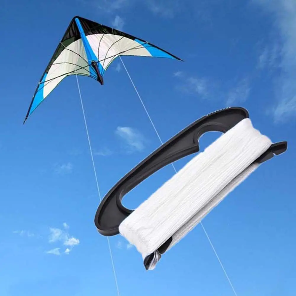 Outdoor Sports Handle Board Kite Accessories Black Color D Shape Kite Thread Winder Flying Kite Line String Winder Kite Tool