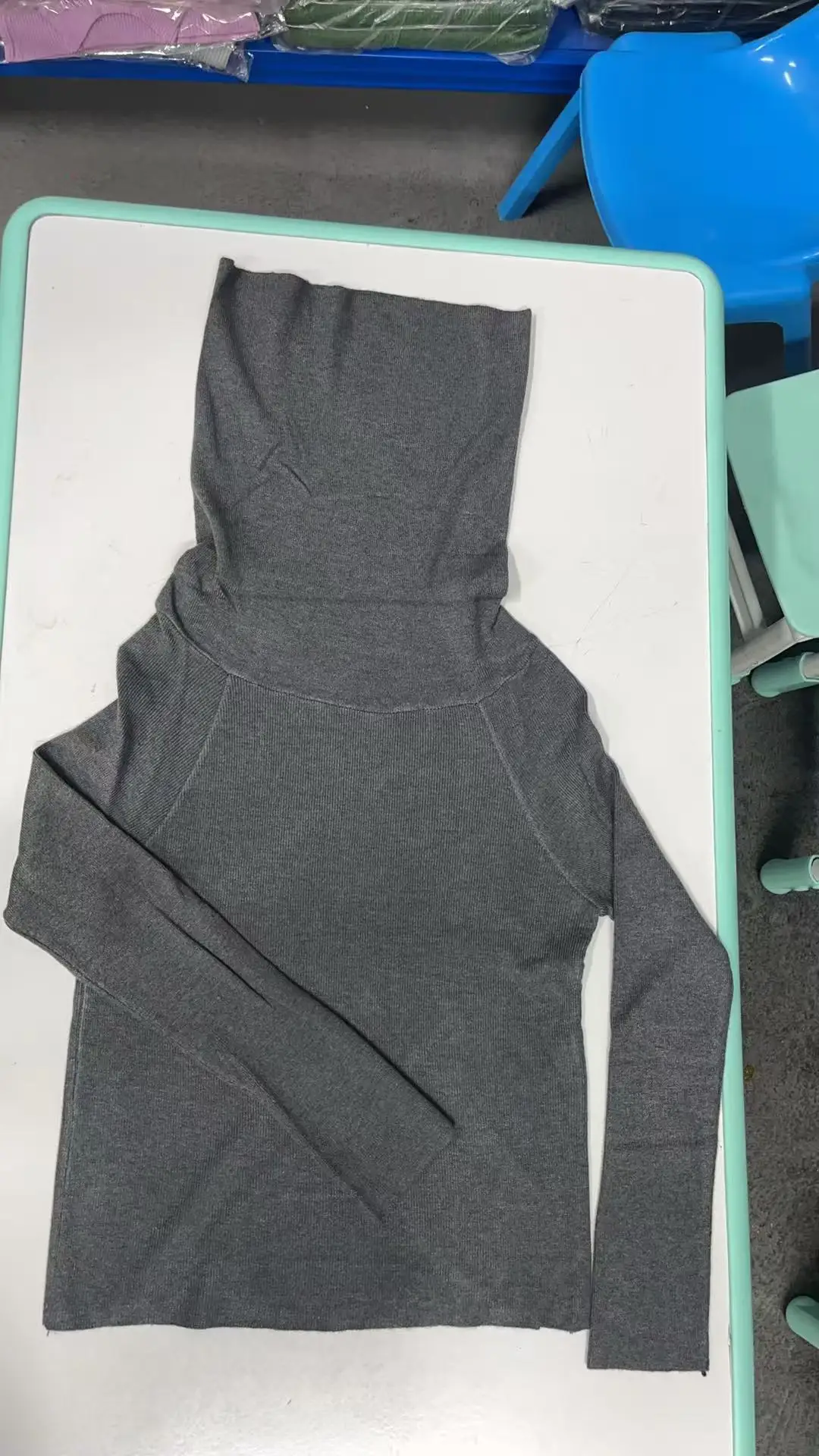 Pullover da donna slim tinta unita autunnale pullover dolce sexy allentato casual donna top lavorato a maglia grigio scuro bianco nero rosa