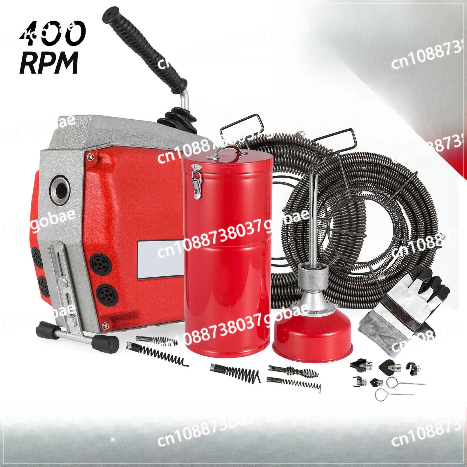 

690W Electric Pipe Dredger Sewer Multipurpose Pipe Cleaner 60M