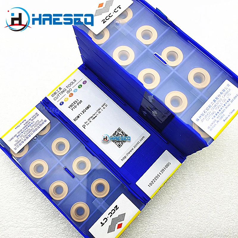 RCMT ZCC CT قاطعة المطحنة RCMT0803MO RCMT10T3MO RCMT1204MO RCMT1606MO RCMT2006MO YBC251 YBC252 Fresa CNC الطحن مخرطة شفرات