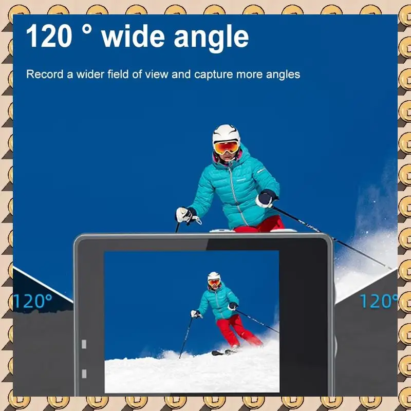 

A003 Action Camera 120° Wide Angle Sport Camcorder Action Camera With Accessories Kit