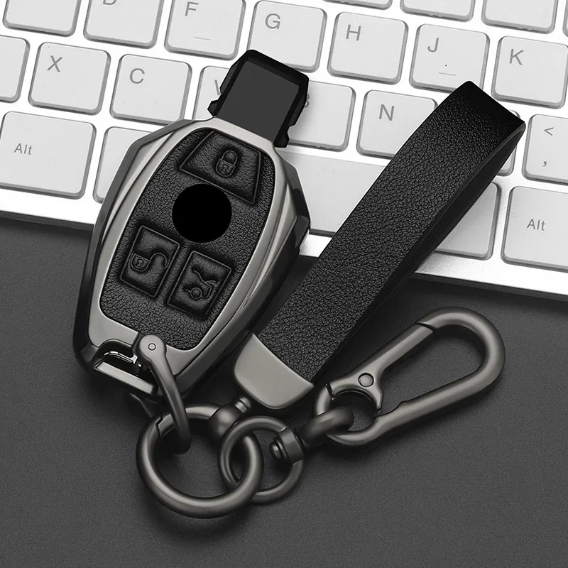 

Alloy Style Car Key Case Cover Shell For Mercedes Benz A B C E S G Class W204 W205 W212 W213 W176 W177 GLC CLA AMG Accessories