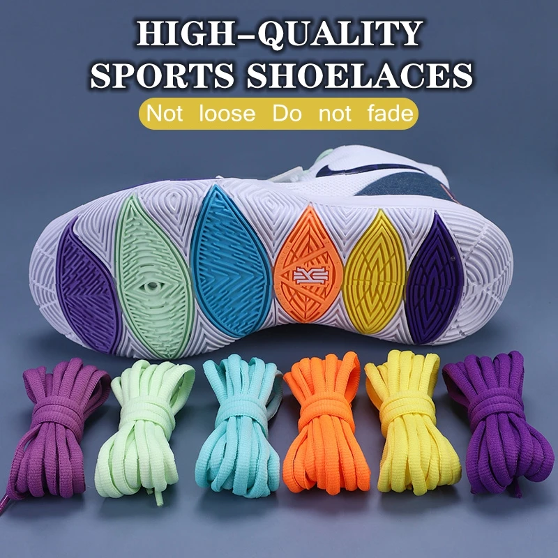 1 Pair Round Shoe Laces For Basketball Sneakers Men And Women Casual Shoes Shoelaces Non-slip Shoelace Sport / Running