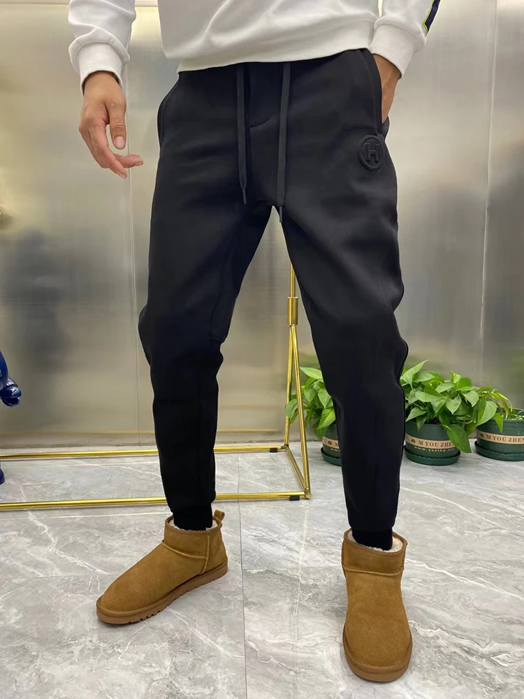 

Men's Casual Bla Sports Pants Spring Autumn New Sle Harlan Long Trousers Slim Fit Harlan Pants Youth Faion Trend