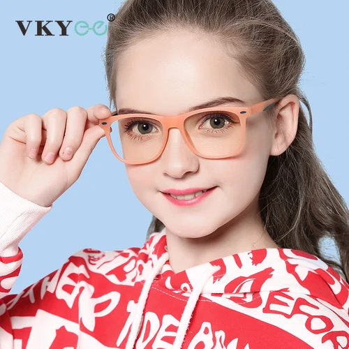 Imagen 2 del producto VICKY nuevas gafas para niños protección ocular Anti-luz azul TR ultraligeras miopía hipermetropía prescripción personalizable 5102