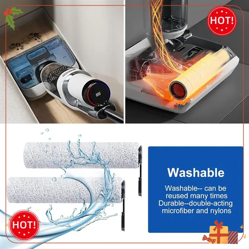 

ABLE-для Tineco Floor One Stretch S6 рулон щетки и запасные части для фильтра Hepa