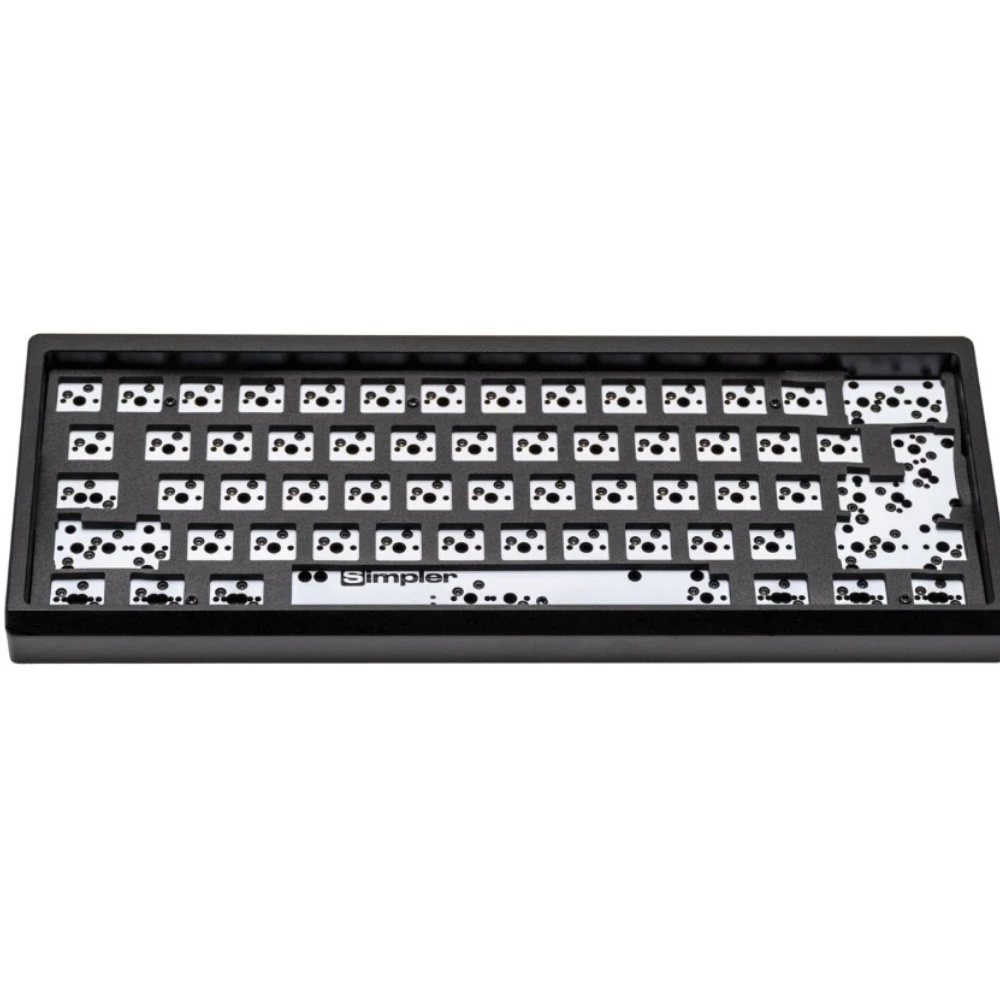 Simpler60 Customized Keyboard Kit RGB Hot Swap Aluminum VIAL Ergonomic Mechanical Keyboard Kit PC Game Office Accessories Gift