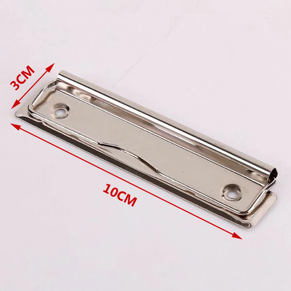 10 pcs/lot Metal Board Clips Portable 10cm School Office Drawing Writing Spring Folder Office Supplies Binder Drawing Board Clip