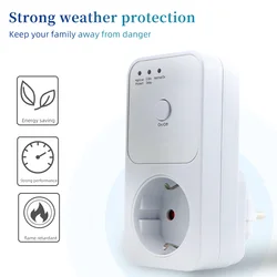 Voltage Protector for Refrigerator AC 220V Stabilizer Automatic Surge Protector Voltage Relay Socket Electrical EU Plug Switcher