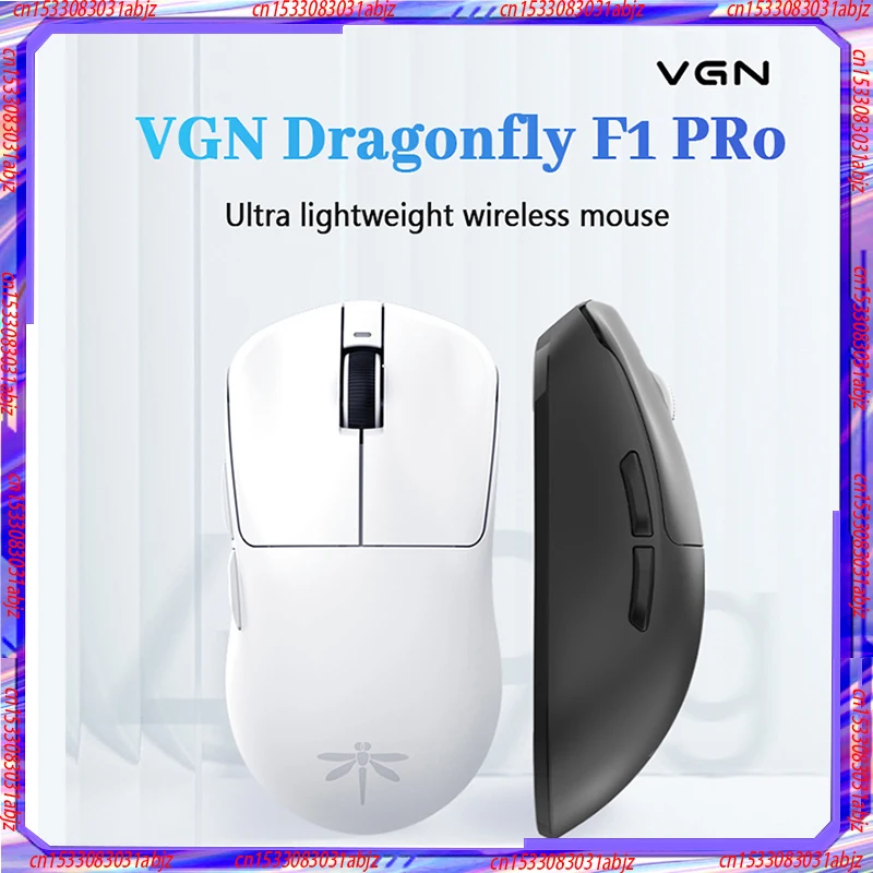 Vgn Dragonfly F1 Game Power 2.4g Wireless Wired Dual-Mode Mouse Lightweight Design High Performance Long Life Office Game Gift